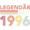 Legendary Since 1996 Man Birthday