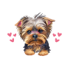 Pyjama Humour Yorkshire Terrier