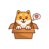 Humorvolle Pyjamas Shiba-Haare