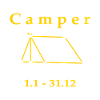 Camper Camping Sternzeichen Geschenkidee