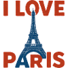 Amour Paris Tour Eiffel Graphique