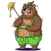 Grilling Bear Cheese & Traditional Lederhosen Après-Ski