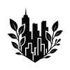 City Green Skyline Silhouette