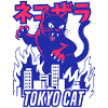Retro Monster Cat