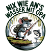 Funny Mouse Fishing with Grandpa