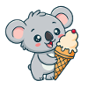 Koala Gourmand Crème Glacée