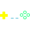 Gaming Controller Buttons Retro Vektor