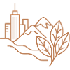 Stadtwald Skyline Illustration