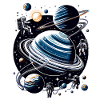 Ringed planet orbit: Astronauts