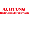 Achtung freilaufender Teenager