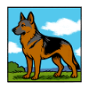 German Shepherd Pedigree Dog Gift