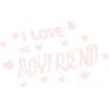 Ich liebe meinen Freund – Herzdesign