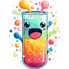 Bunte Saft Explosion Teströhre
