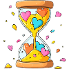 Herzzeit Sanduhr