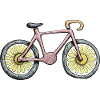 Blumenrad Fahrradkunst Umweltschutz Blume
