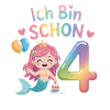 I'm already 4 Mermaid Birthday