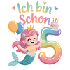 I'm already 5 Mermaid Birthday