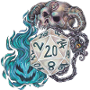 RPG Tabletop D20 Dice Gift Warlock