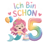 I'm already 5 Mermaid Birthday
