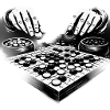 Go Board Game – Strategic Hands Illustration