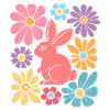Happy Easter Bunny Boho