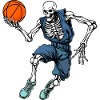 Skelette Basketball / Hooper