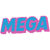 Mega lettering oldschoo retro 90s 80s