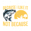 Go Fishing Quote Sunset Tee