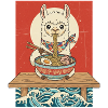 Kawaii Llama Ramen Noodles