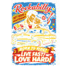 Rockabilly Auto-Liebe Druck
