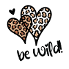 Be Wild Leopard Hearts