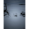 Snowy bridge winter moment