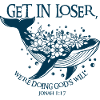 Flower Whales Bible Verse Illustration