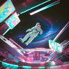 Space Arcadian Spacesuit - Neon