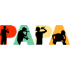 Papa Rapper Hip-Hop-Musik Silhouettenkunst