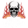 Metal Forever Skull Flame