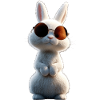 Bjergkanin Arktisk Hare Albino Kanin Hvid Kanin