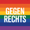 Gegen Rechts - Antifa Regenbogen Tee