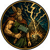 Thor with hammer