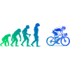 Minimalist road bike motif