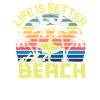 Beach Surfer Retro Sunset