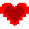 Pixel Heart 8-Bit Graphics