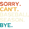 Sorry, baseball season over