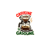 Caffeine is Gasoline. Barista Coffee Design.