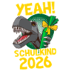 Yeah! Schulkind 2026 Dino Einschulung