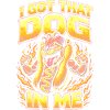 Fiery Hot Dog Power Motif
