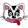 Cute but demonic cat