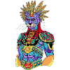 Rainbow Feline Warrior