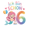I'm already 6 Mermaid Birthday