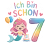 I'm already 7 Mermaid Birthday